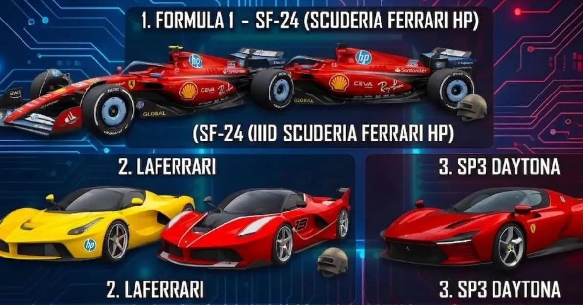 PUBG Mobile Yaklaşan Ferrari İşbirliğini Tanıttı