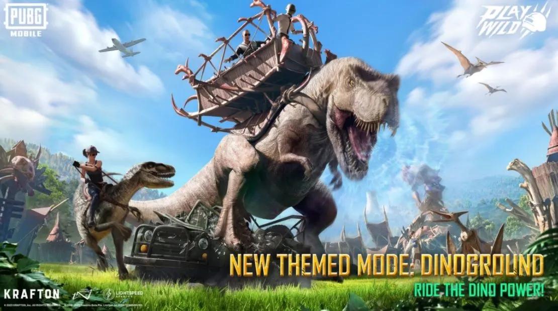 PUBG Mobile Dinoground Modunu Başlatarak Dinozorları Savaş Alanına Getiriyor