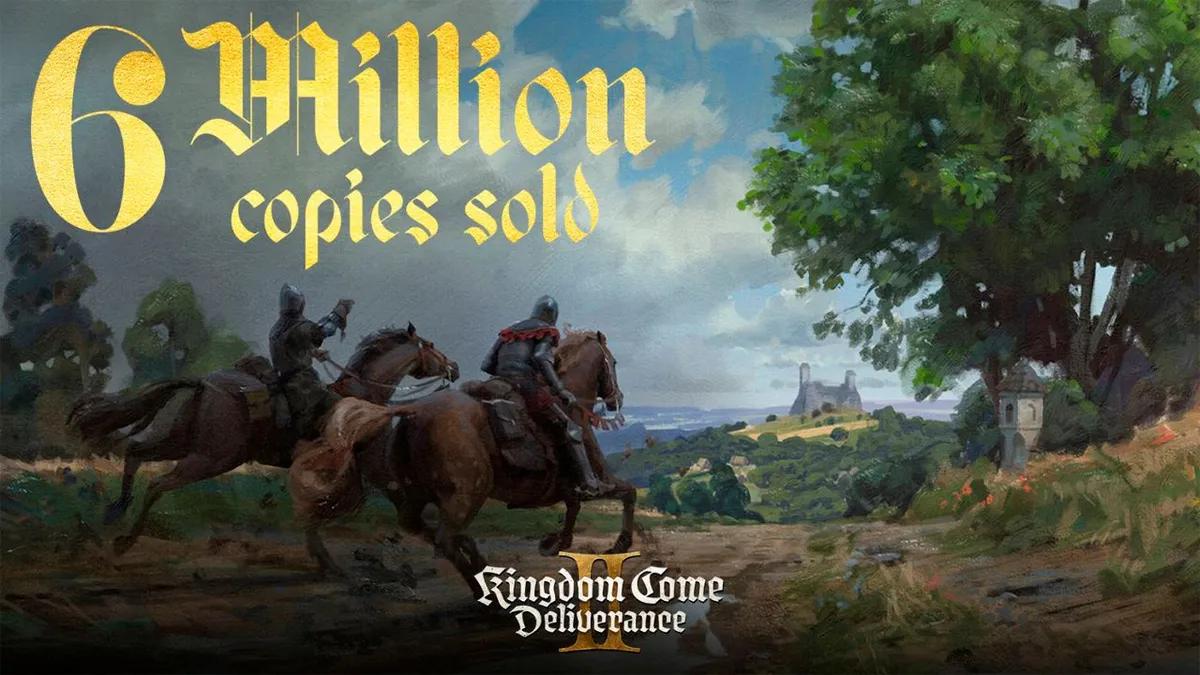 Warhorse Studios, Kingdom Come: Deliverance oyununun 6 milyon kopya sattığını duyurdu.