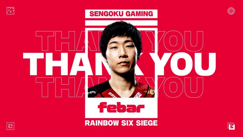 Febar, Sengoku Gaming bırakır