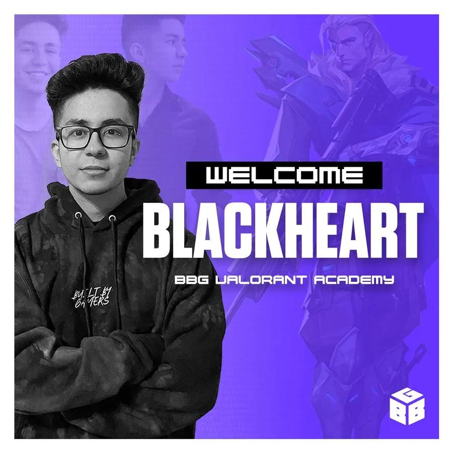 BlackHeart, Built By Gamers Academy kadrosuna katıldı