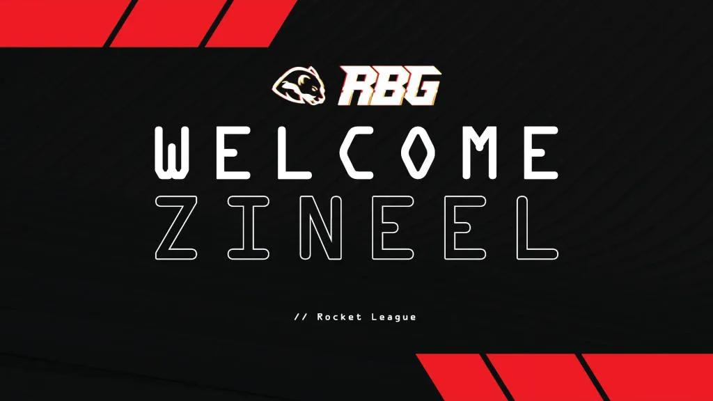 Zineel, Rocket League 'da RBG Esports temel oyuncu oldu