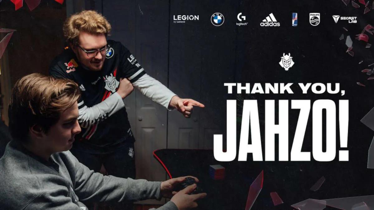 G2 Esports, Jahzo 'e veda ediyor