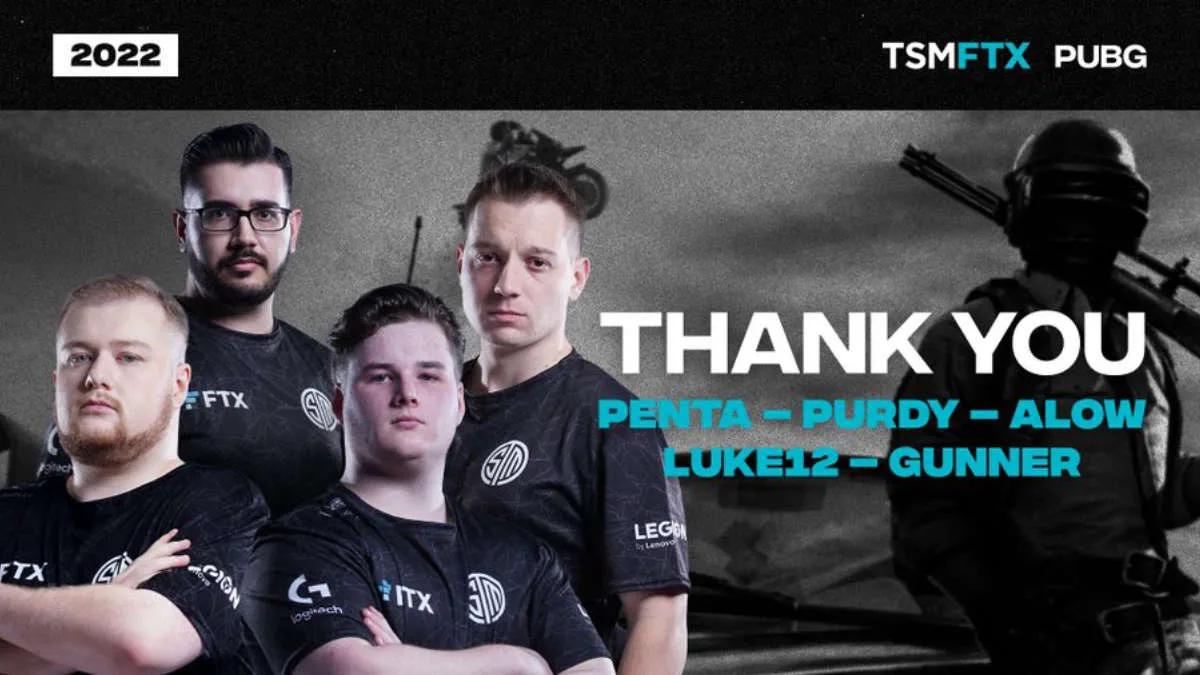 TSM, PUBG için kadrodan çekildi