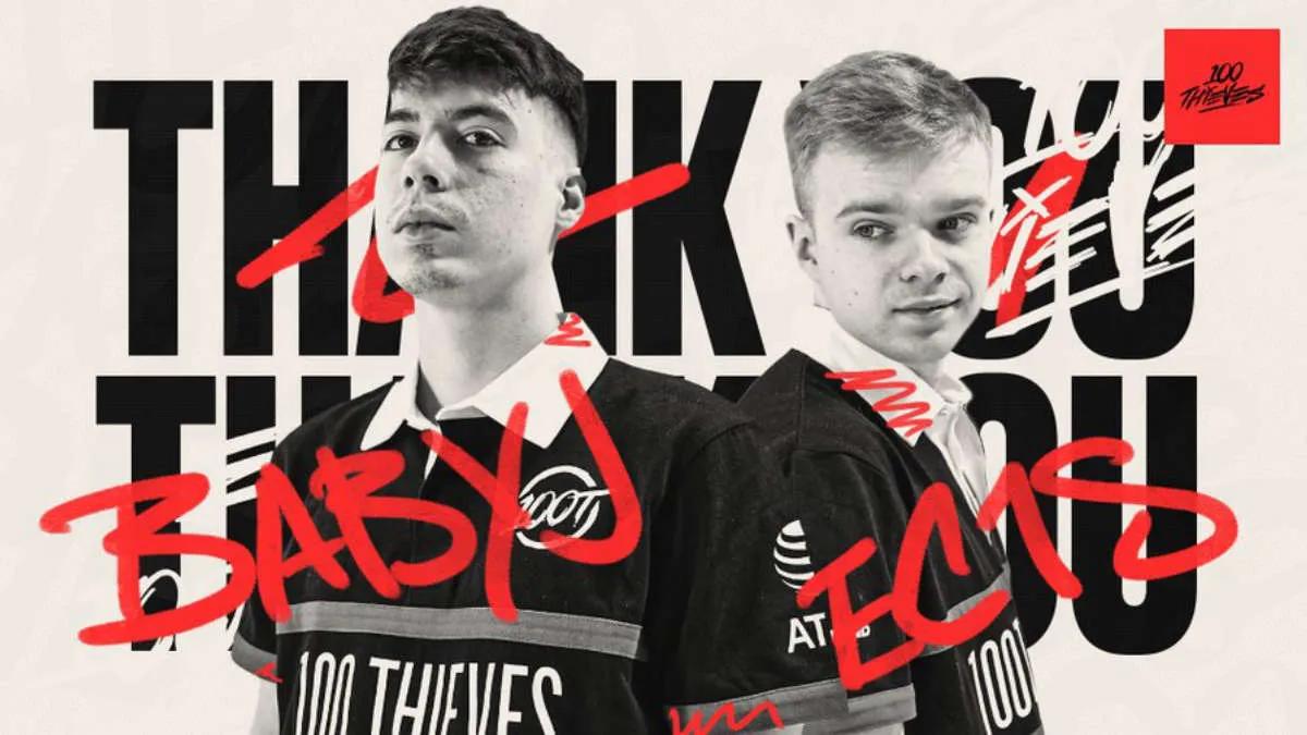 ec1'ler ve BabyJ ile 100 Thieves ayrı yol