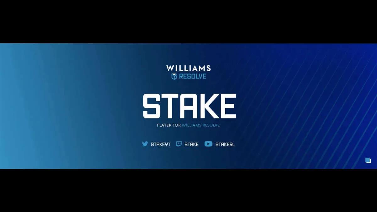 Stake, Williams Resolve 'a katıldı