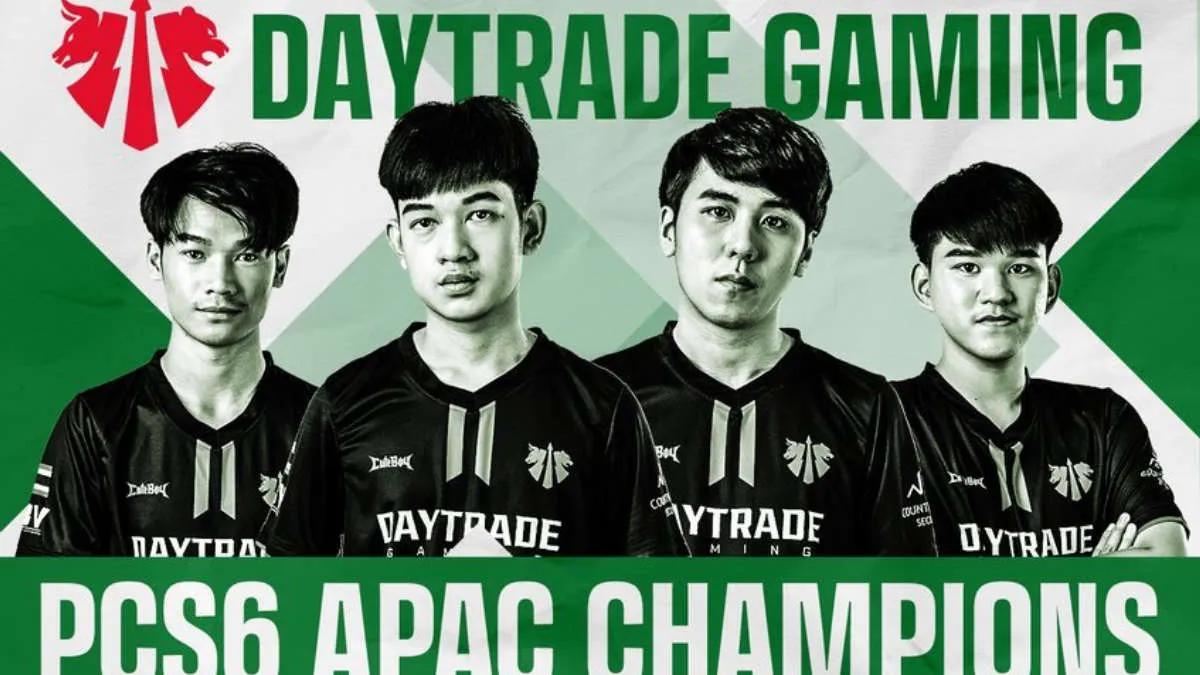 Daytrade Gaming kazanan oldu PUBG Continental Series 6: Asia Pacific