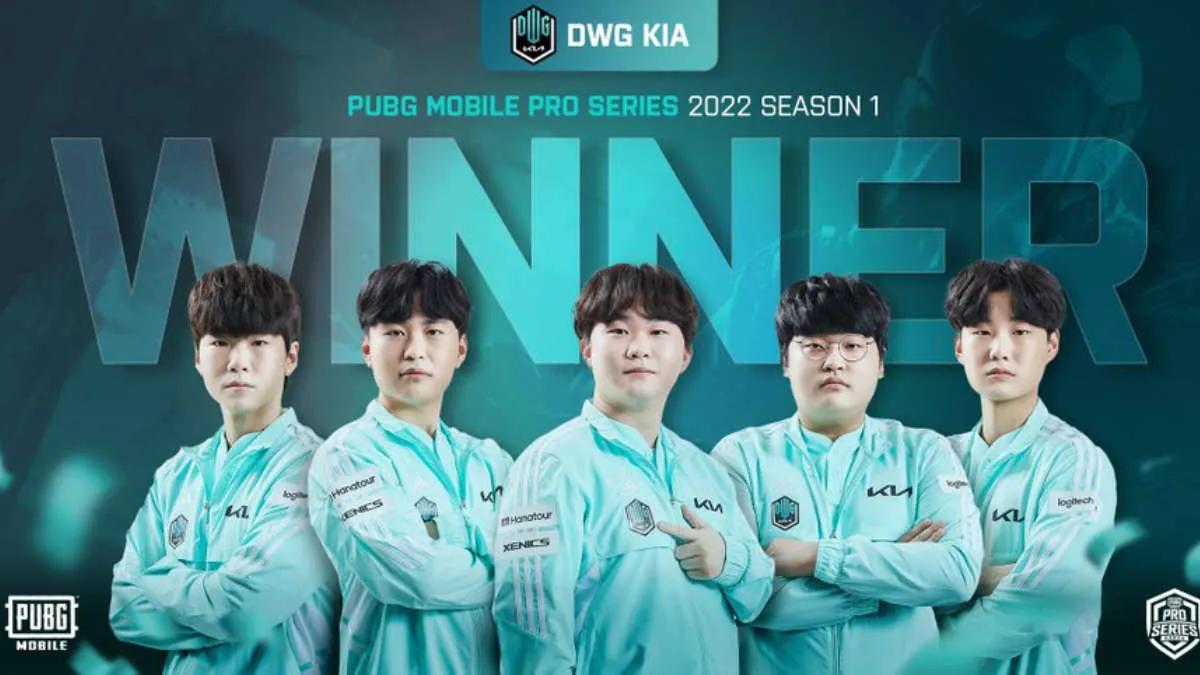 DAMWON Gaming, PUBG Mobile Pro Series 2022 Season 1'in kazananı oldu