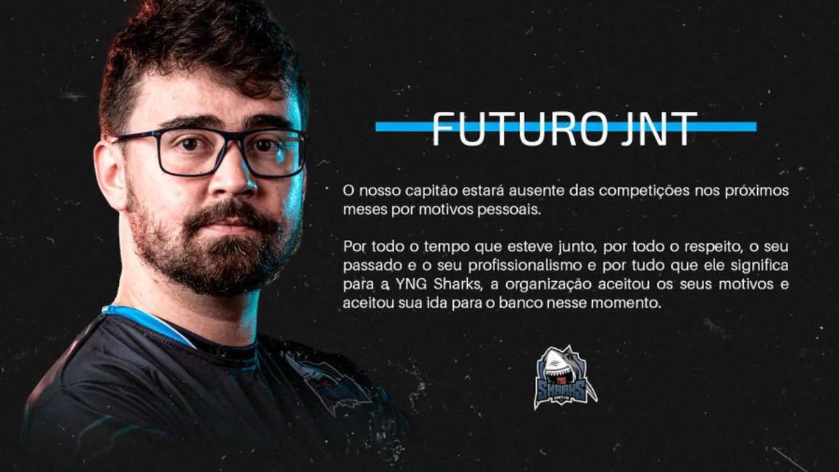 jnt başlangıç dizilişinden ayrıldı Sharks Esports