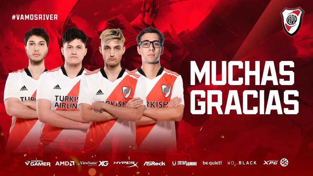 Takım kadrosu River Plate Gaming birkaç oyuncu bıraktı