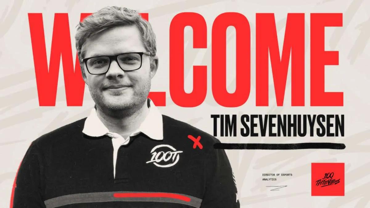 Tim Sevenhuizen, 100 Thieves 'de Esports Analytics Direktörü olarak atandı