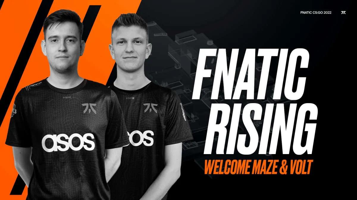 Maze ve Volt, fnatic Rising 'a katıldı