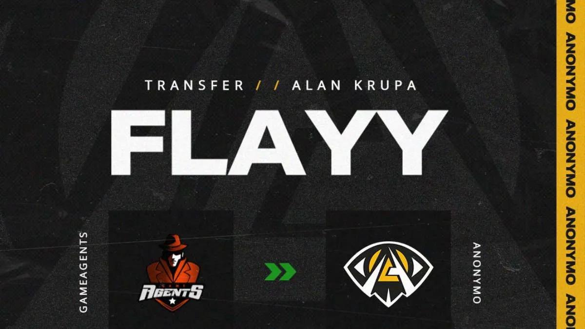 Flayy, Anonymo Esports 'a katıldı