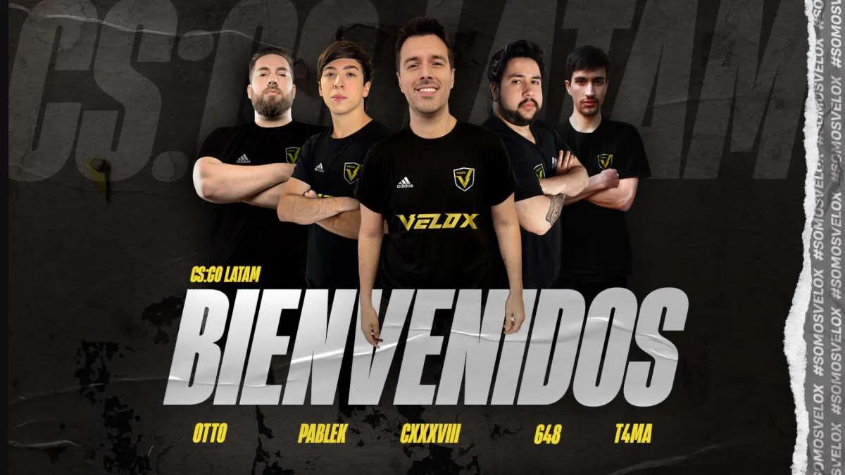 Velox Esports Arjantin CS:GO kadrosunu değiştirdi