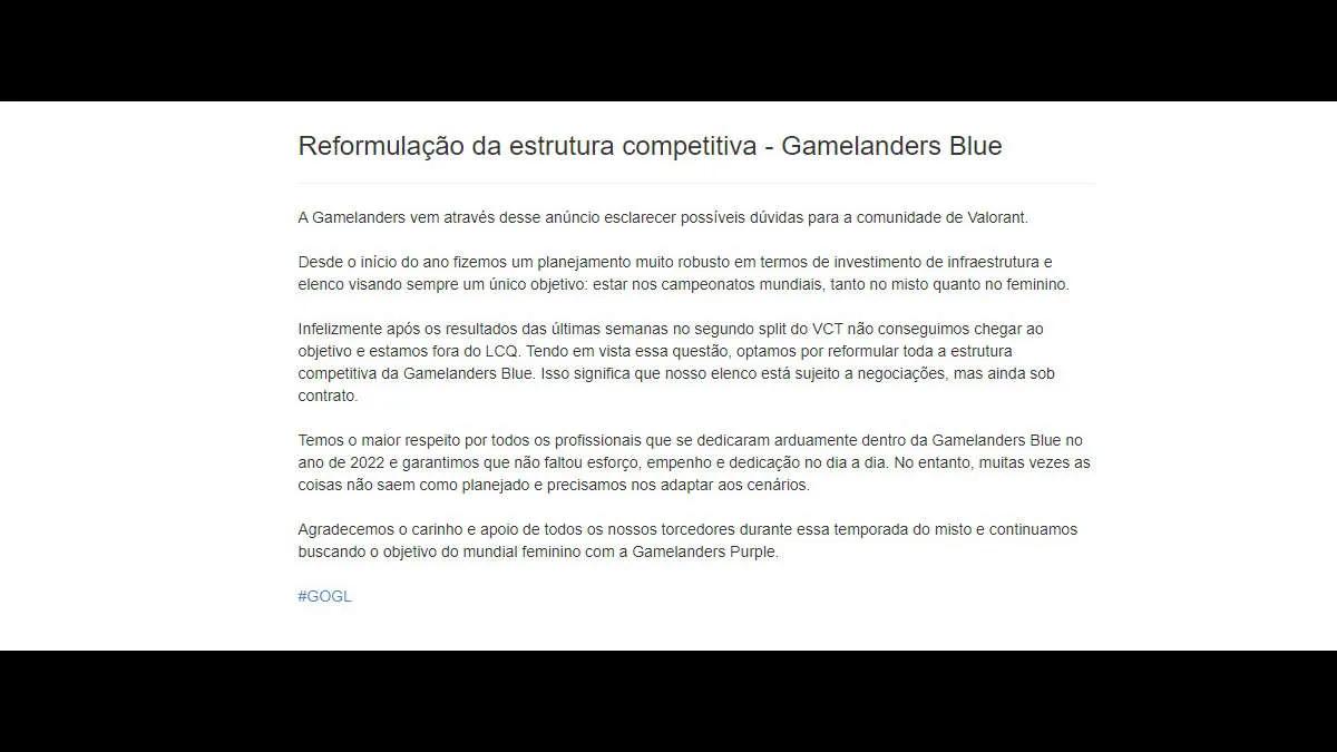 Gamelanders Blue, Valorant- bölümünde yapılacak değişiklikleri duyurdu