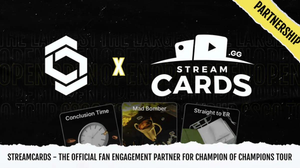 StreamCards, Champion of Champions Tour CS:GO Turnuva Serisinin ortağı oldu