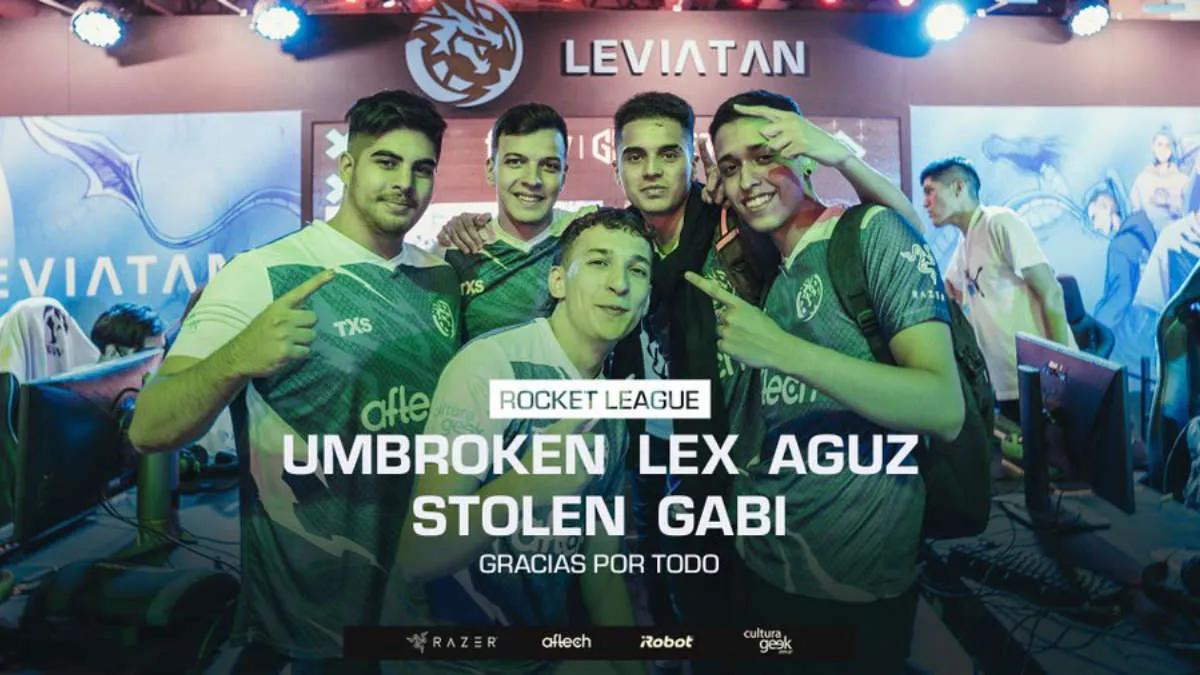 Leviat á n Esports, kompozisyonu Rocket League noktasında çözer