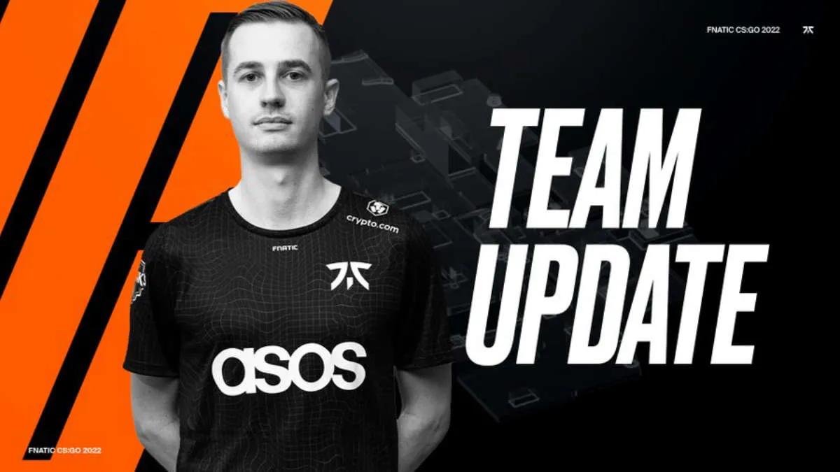 FASHR beşinci oyuncu oldu fnatic