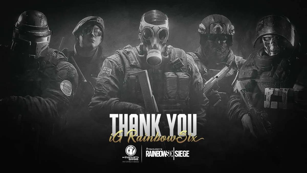 Invictus Gaming International, kompozisyonu Rainbow Six noktasında çözer
