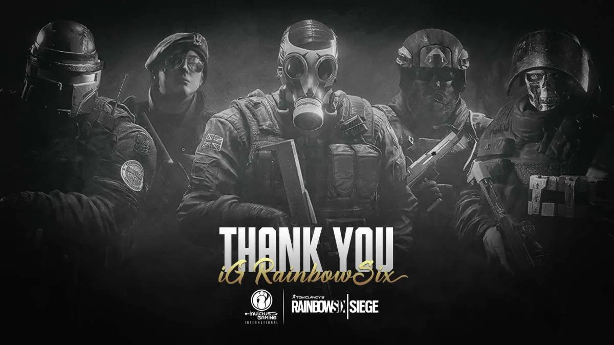 Invictus Gaming International, kompozisyonu Rainbow Six noktasında çözer