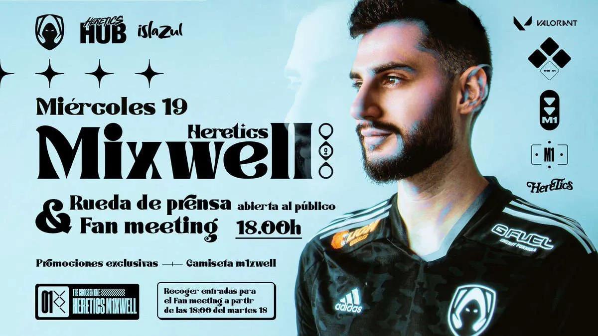 mixwell, Team Heretics grubuna resmen katıldı