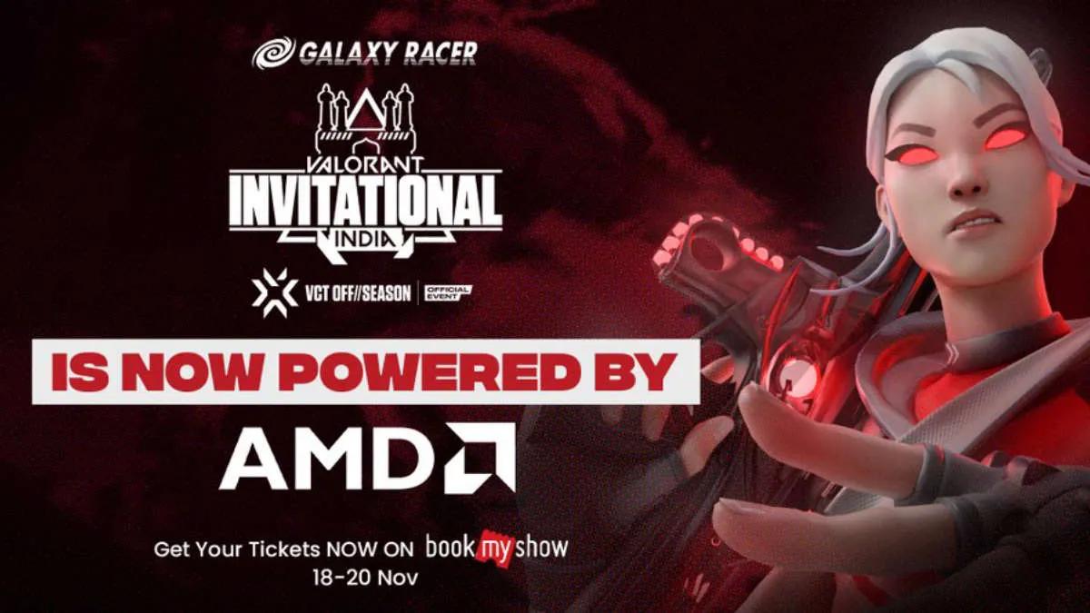 AMD sponsor ve ortak olur Valorant India Invitational