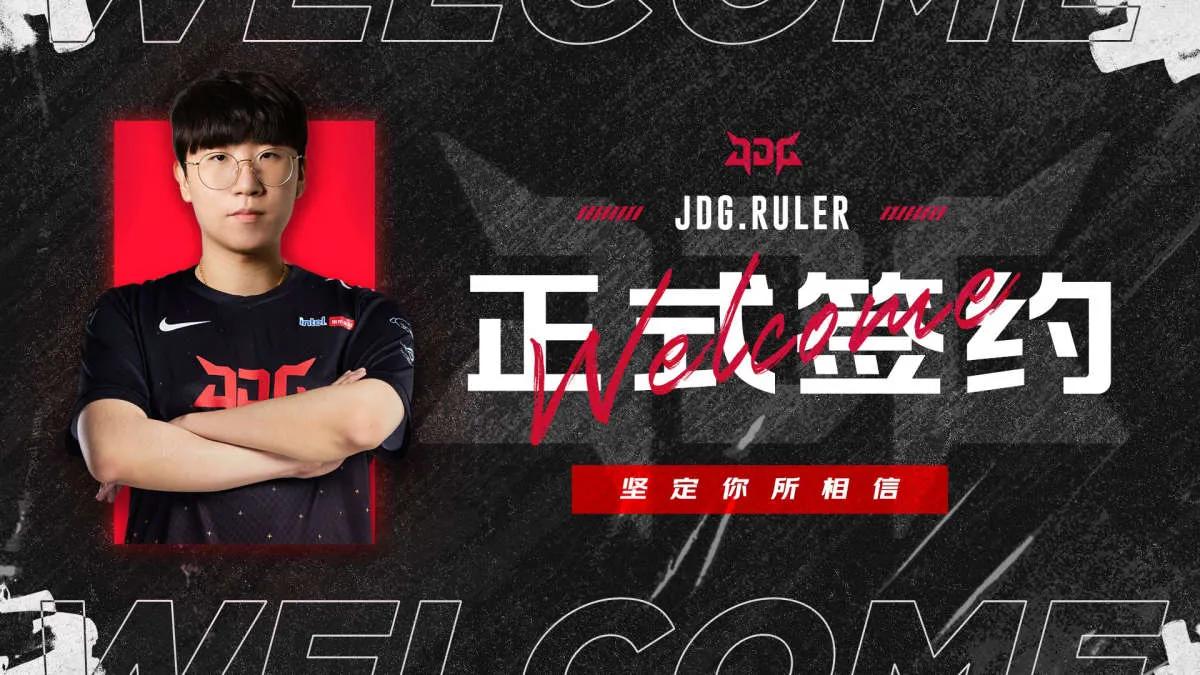 Şampiyon Worlds 2017 ve LCK Summer 2022 Ruler, JD Gaming konumuna taşındı