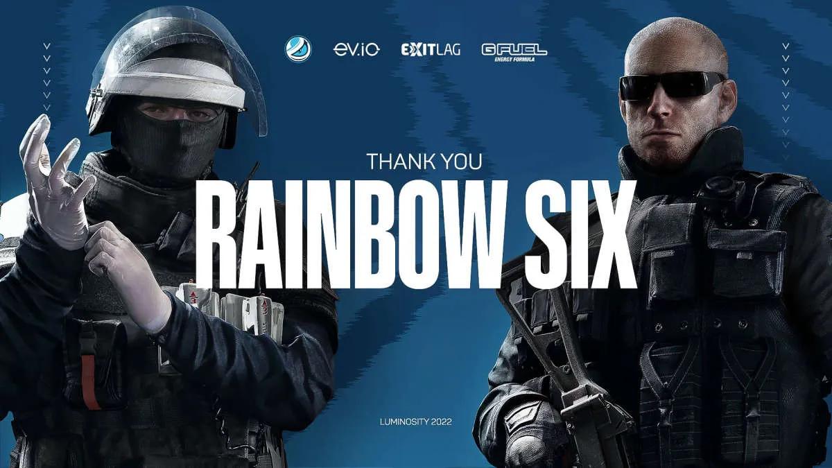 Luminosity Gaming sahneyi terk eder Rainbow Six