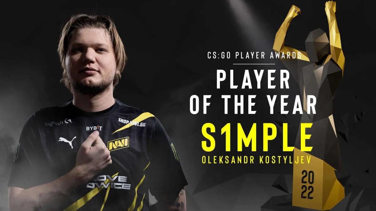 s1 mple, ESL 2022 Yılının Oyuncusu