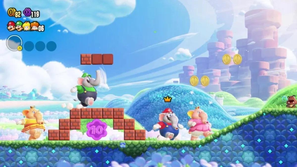 A demo version of Super Mario Bros. Wonder has appeared on Nintendo Switch kiosks in the US