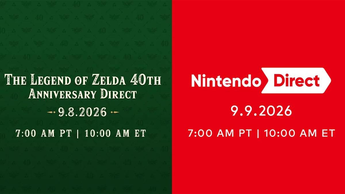 Nintendo, gelecek hafta için planlanan iki Nintendo Direct sunumunu duyurdu