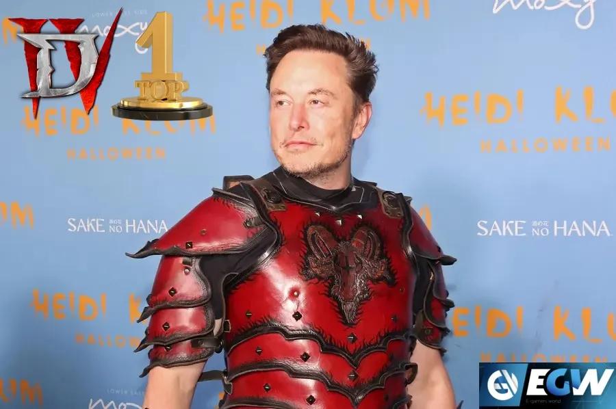 Elon Musk En İyi Diablo 4 Oyuncusu Olmak İçin Yarışıyor