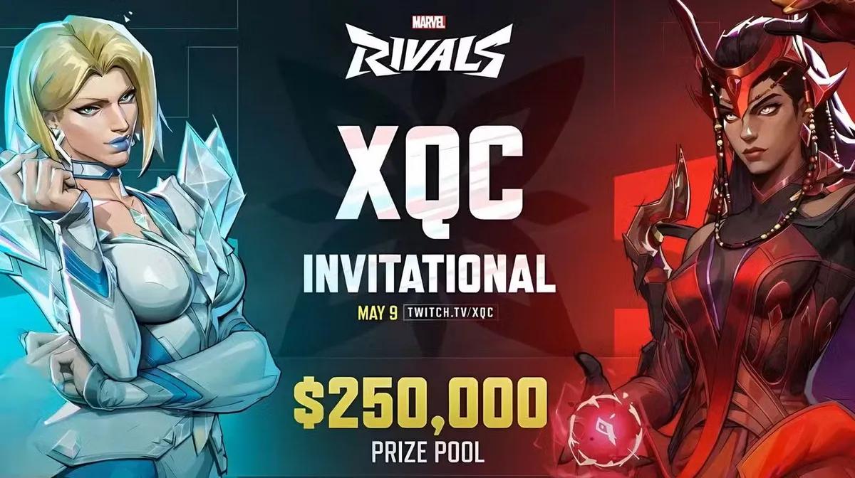 xQc 9 Mayıs'ta Düzenlenecek 250.000 Dolarlık Marvel Rivals Turnuvasını Duyurdu