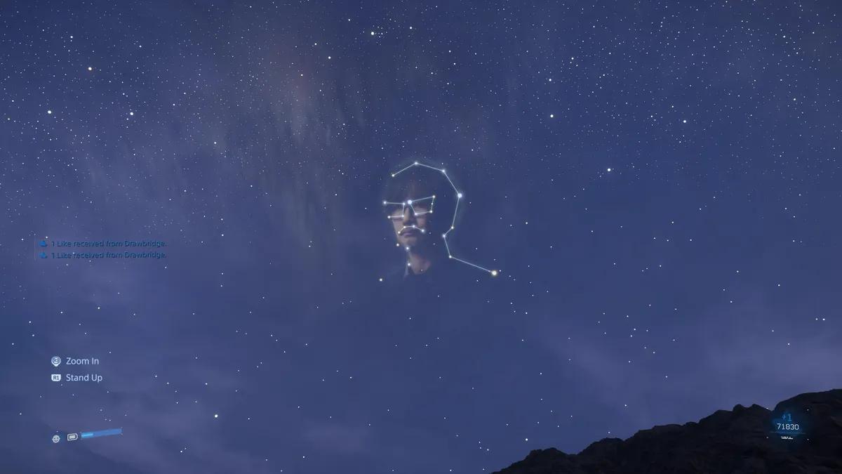Kojima Yıldızların Arasında mı? Death Stranding 2 Hayranları Yaratıcının Yüzü Şeklindeki Gizli Takımyıldızını Gördü