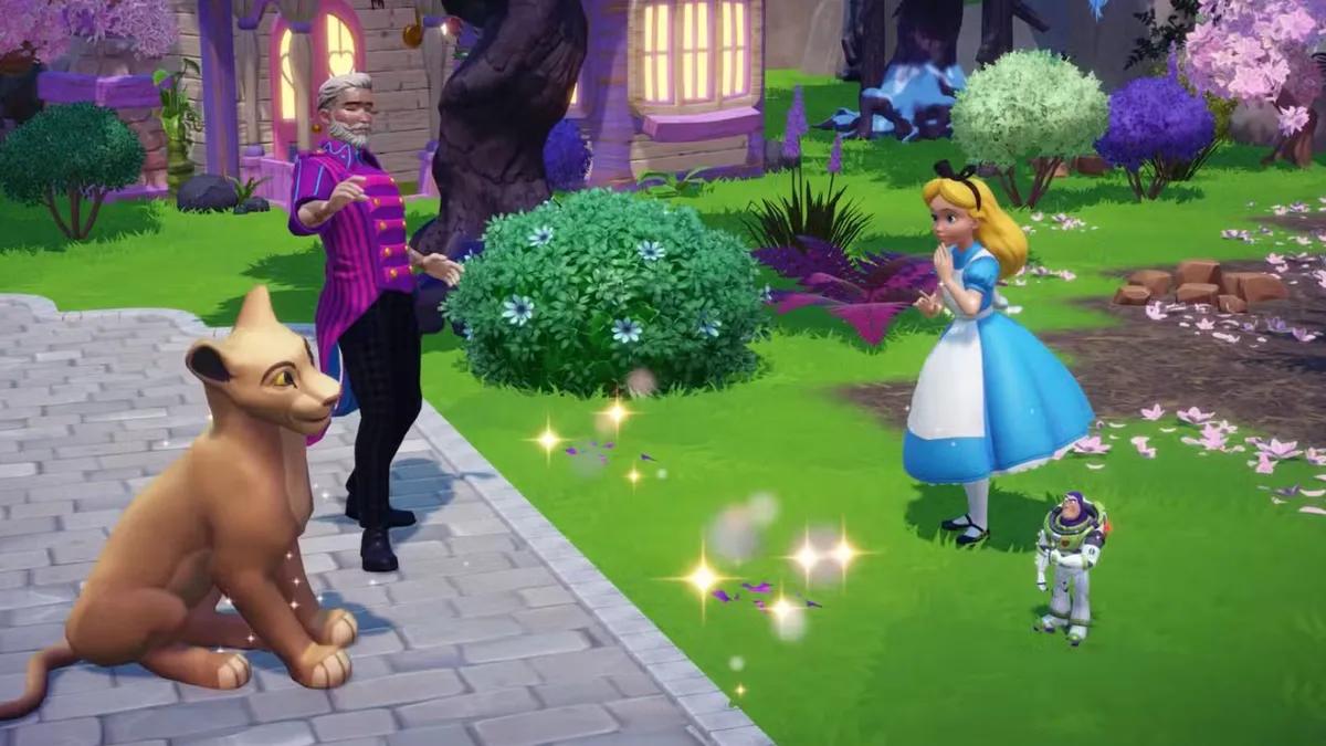 Disney Dreamlight Vadisi Hayvan Geçidi'nin Üstünde