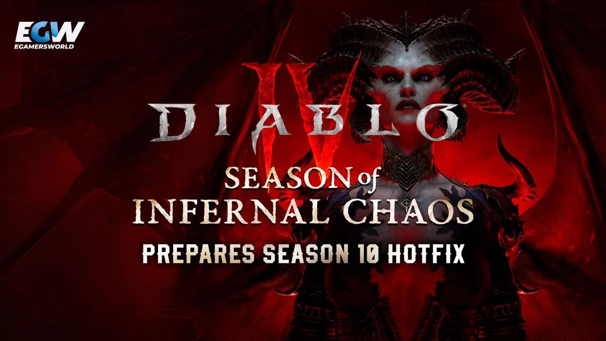 Diablo 4, 10. Sezon Düzeltmesini Infernal Hordes Değişiklikleriyle Hazırlıyor