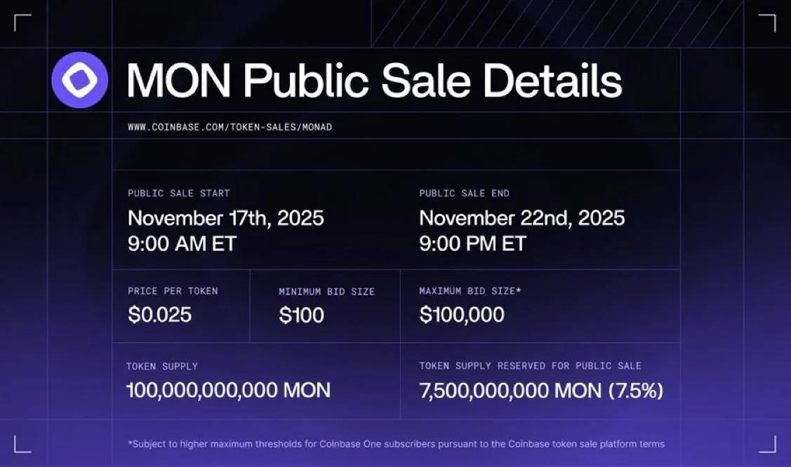 Monad ve Coinbase $MON Token ICO'sunu Duyurdu: Borsanın Yeni Platformunda İlk Halka Açık Satış