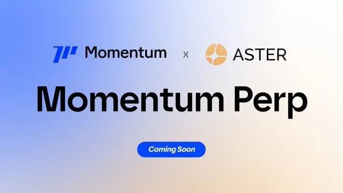 Momentum, Aster ile İşbirliği İçinde SUI'de Perp-DEX'i Başlattı