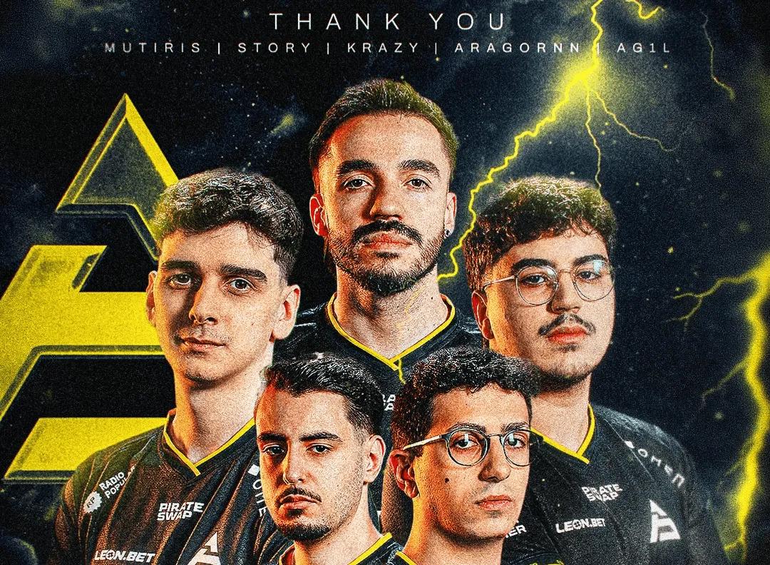 SAW CS2 kadrosunu satıyor: MUTiRiS, aragornN ve krazy BC.Game Esports'a katıldı