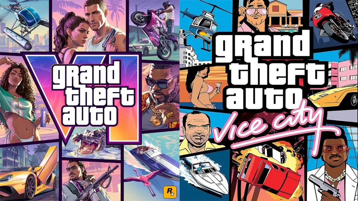 Hayranlar GTA 6 ve GTA: Vice City kapakları arasında benzerlikler fark etti.