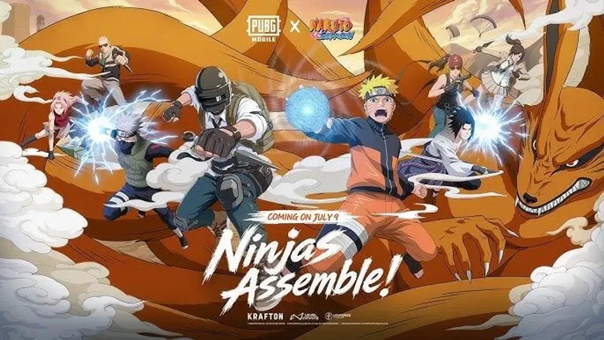 PUBG Mobile, Naruto Shippuden'dan 9 Karakter Kostümünü Tanıttı