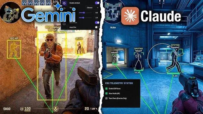 Bir YouTuber, Gemini Pro ve Claude Opus’u Kullanarak Yapay Zeka ile Bir Oyun Hile Programı Geliştirdi
