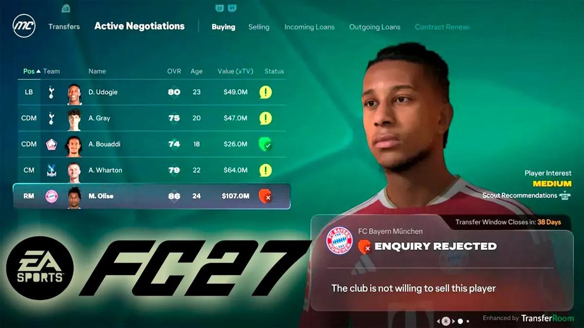 Electronic Arts, EA Sports FC 27'nin kariyer moduna ilişkin yeni ayrıntıları ve iyileştirmeleri açıkladı