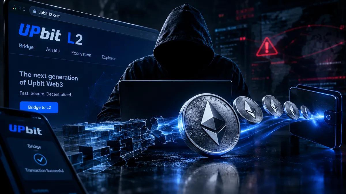 Dolandırıcılar sahte bir Upbit L2 cihazı kurarak 2 milyon dolarlık ETH çaldı.