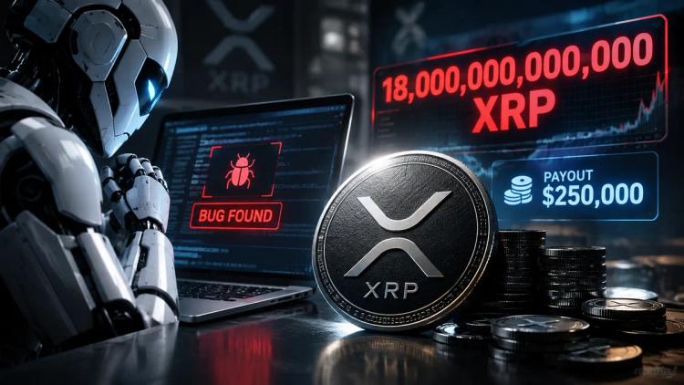 Bir yapay zeka, 18 trilyon XRP yaratabilecek bir hata buldu. Ödül 250.000 dolardı.