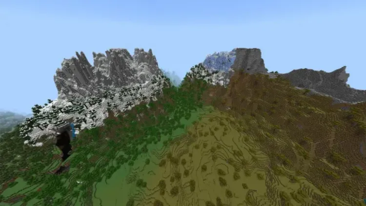 Unearth Minecraft's Hidden Treasures: 10 Bedrock Seeds for Epic Caves and Majestic Mountains in Version 1.20 5