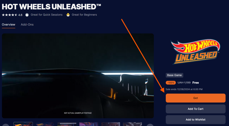 Get HOT WHEELS UNLEASHED for Free in the Epic Games Giveaway 3