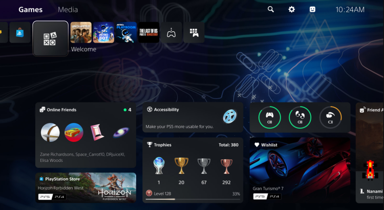 Why is PS5's New Welcome Hub Brings Customization and Convenience 2