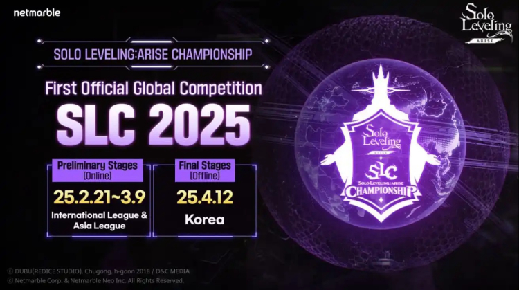 Solo Leveling: ARISE Championship 2025 – The First Global Competition Announced by Netmarble 2