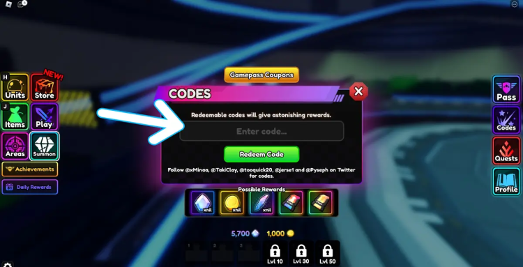 Roblox Anime Vanguards Codes Nisan 2025 2